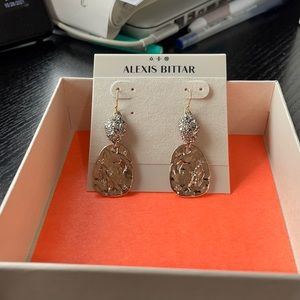 Alexis Bittar pave pod wire earrings nwot